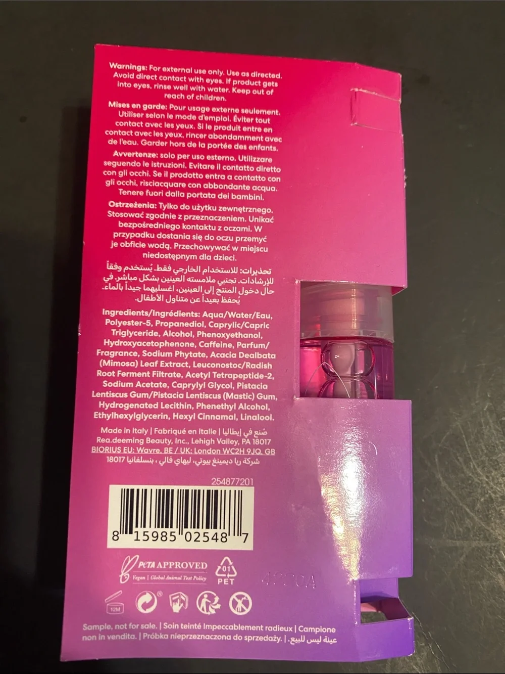 beautyblender BOOST 4-in-1 Firming Peptide Setting Spray - Pink
